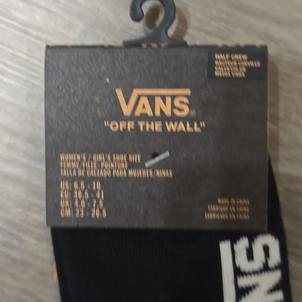 Vans Peek-A-Check Half Crew Sock